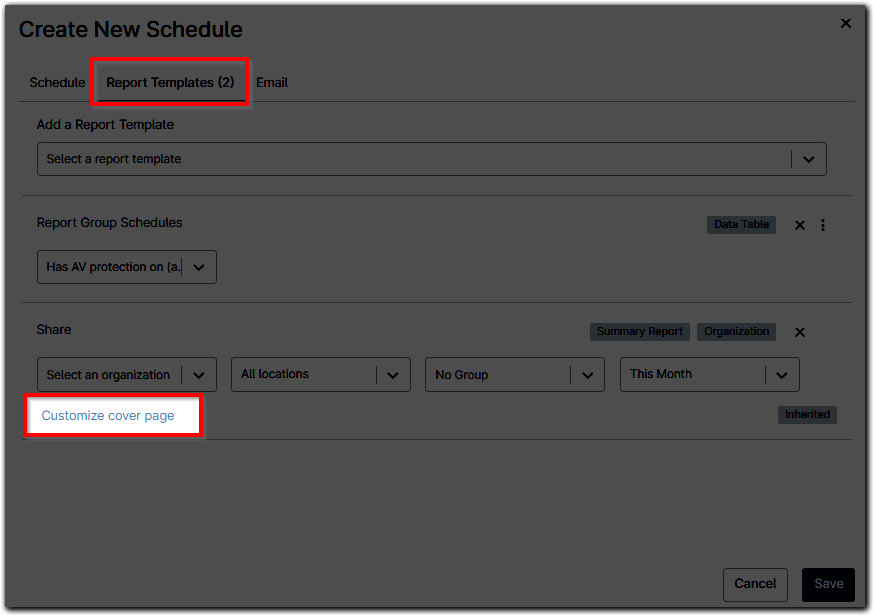 report_schedule_customize cover page.png